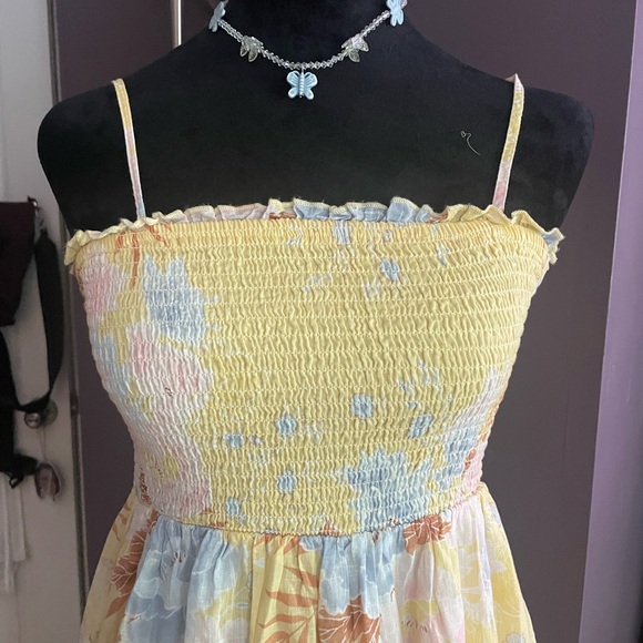 Billabong Yellow Floral Maxi Dress - Picture 2 of 5